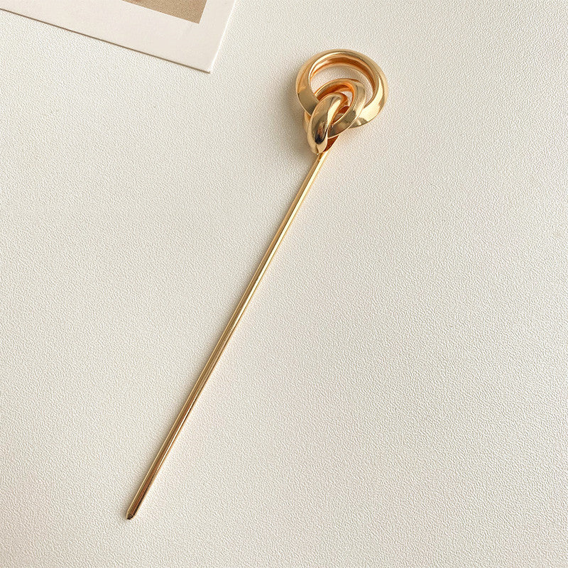 Metallic Cold Wind Simple Modern Hairpin