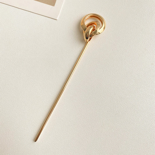 Metallic Cold Wind Simple Modern Hairpin