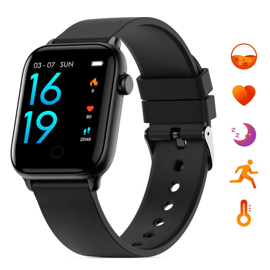 GTS Smart Temperature Measurement Watch, Step Counting, Distance Measurement, Calorie Consumption Management, Sleep Monitoring,