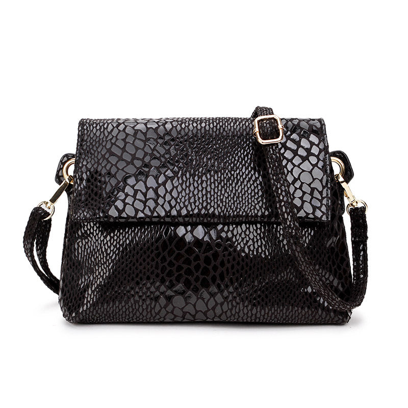New Snake pattern small square bag