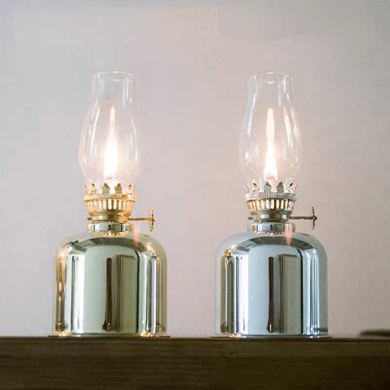 Outdoor Camping Metal Vintage Kerosene Lamp