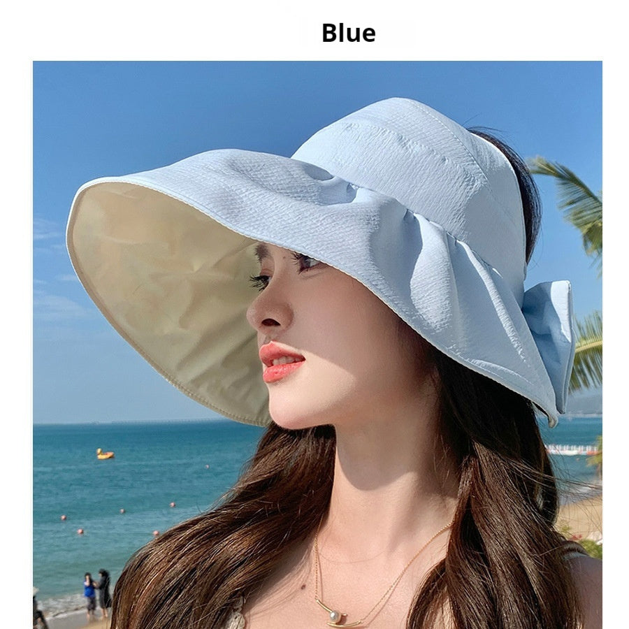 Top Big Brim Sun Hat UV Protection Vinyl Sun Protective