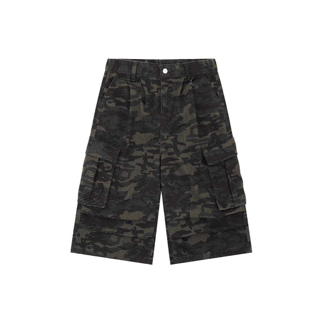 Women's Camouflage Wide-leg Jeans