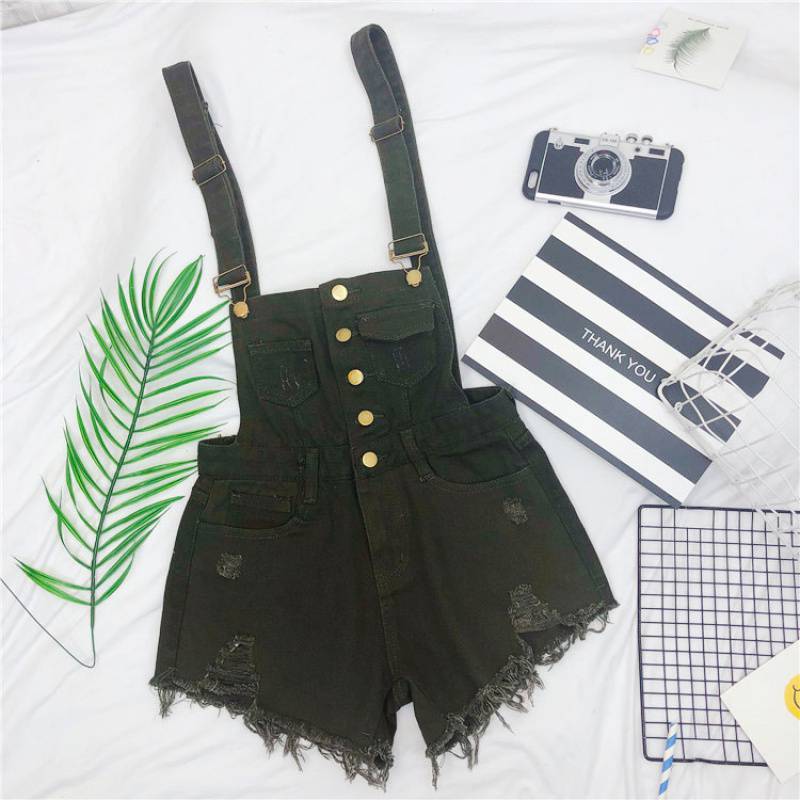 Korean Version Of Thin Shorts With Fringed Fringe