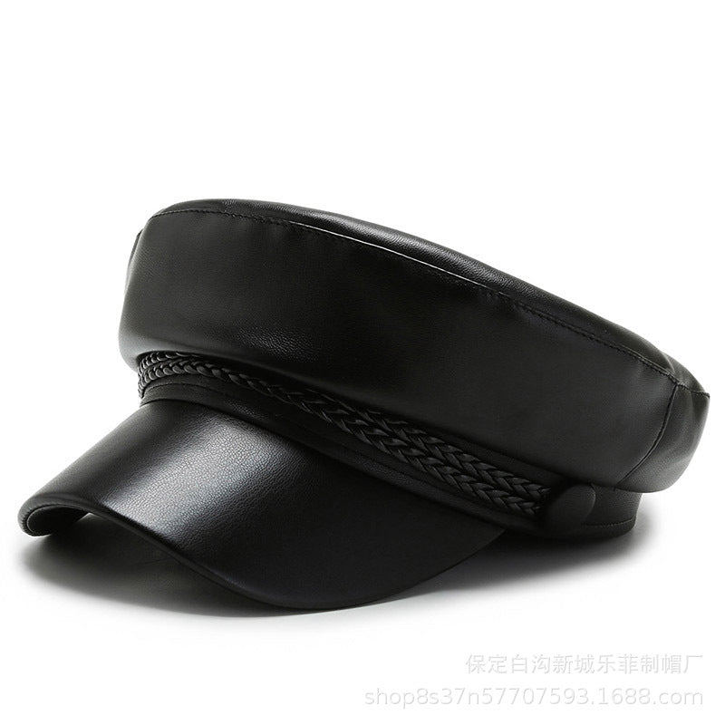Autumn And Winter New P Navy Hat Fashion All-match Adjustable Hat