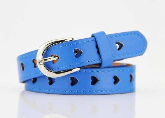 Peach Heart Thin Belt