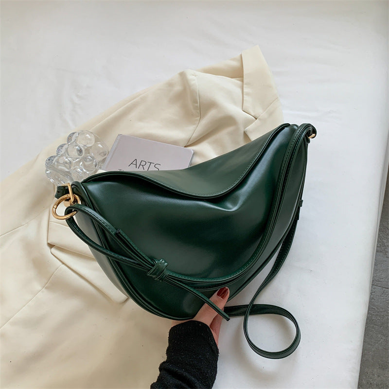 Niche Underarm Soft Skin Crescent Single Shoulder Crossbody Bag