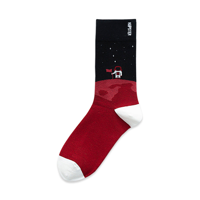 Personality and creativity hit color cotton socks