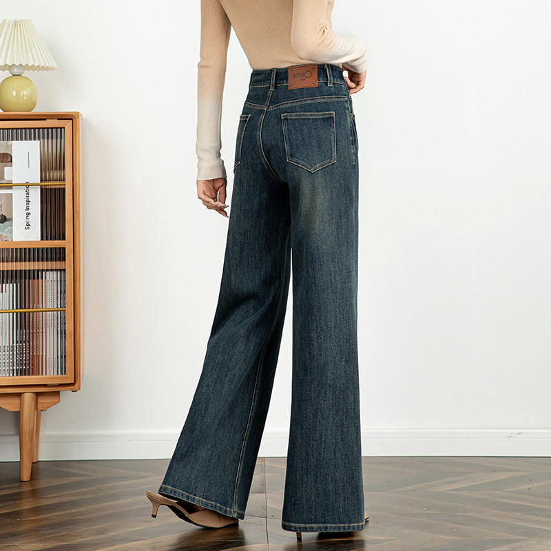 Women's Stretch Jeans High Waist Flared Pants