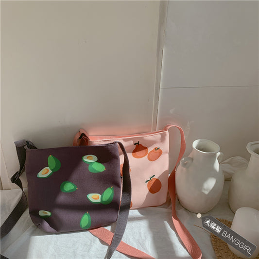 Avocado cute canvas bag