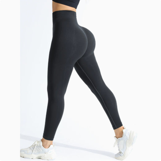 Seamless Yoga High Waist Belly Contracting Sports Tights