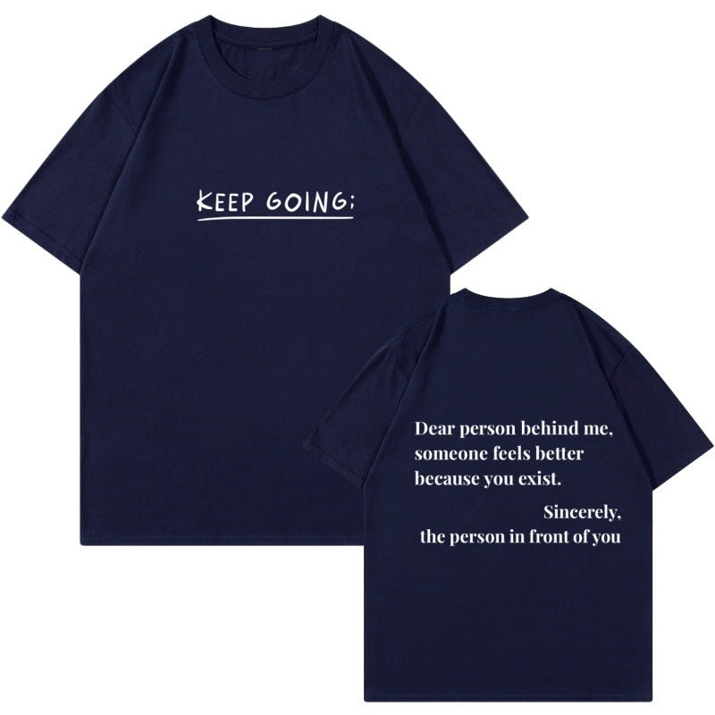 Milk Silk Round Neck T-shirt