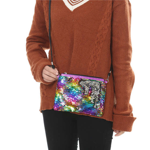 Sparkly one-shoulder bag