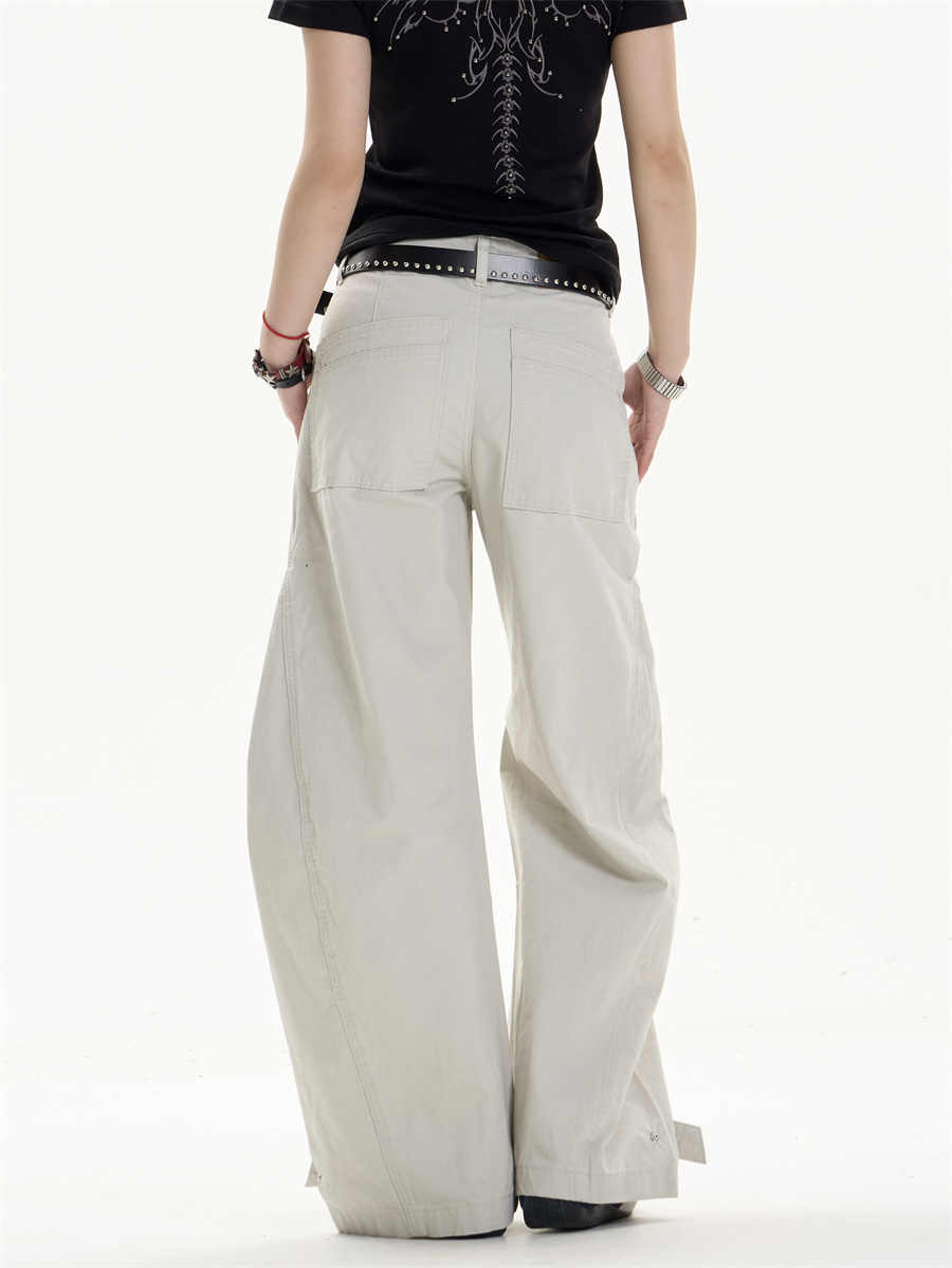 Retro Women's Casual Pants Loose Wide-leg Pants