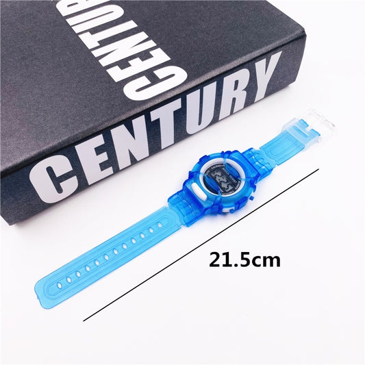 Children's jelly cartoon electronic watch multicolor