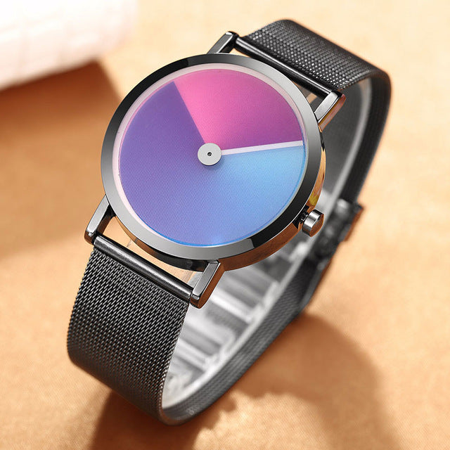 Gradient quartz watch