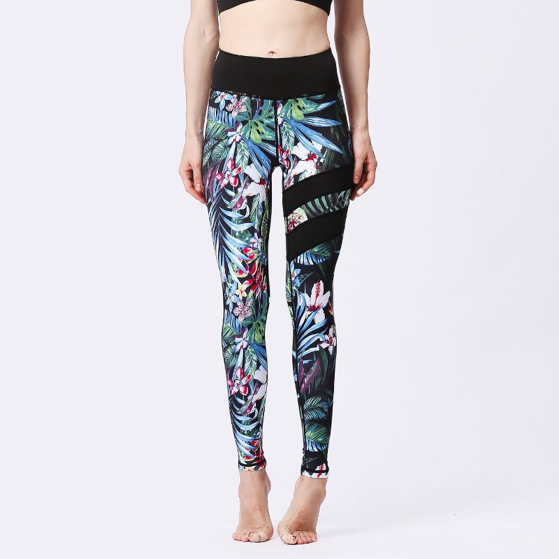 Yoga Pants Quick-Drying Leggings Digital Printing Pants