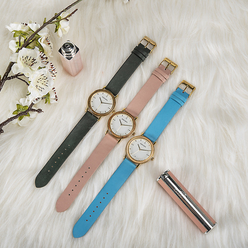 BOBOBIRD new elegant women's advanced stainless steel Japanese movement niche watch