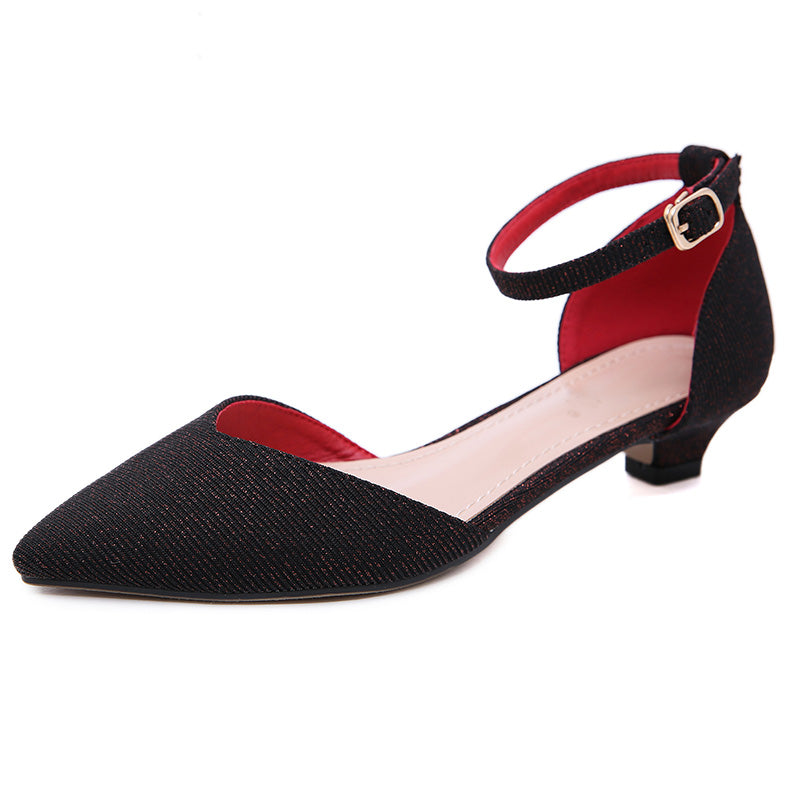 Small low heel sexy professional shoes