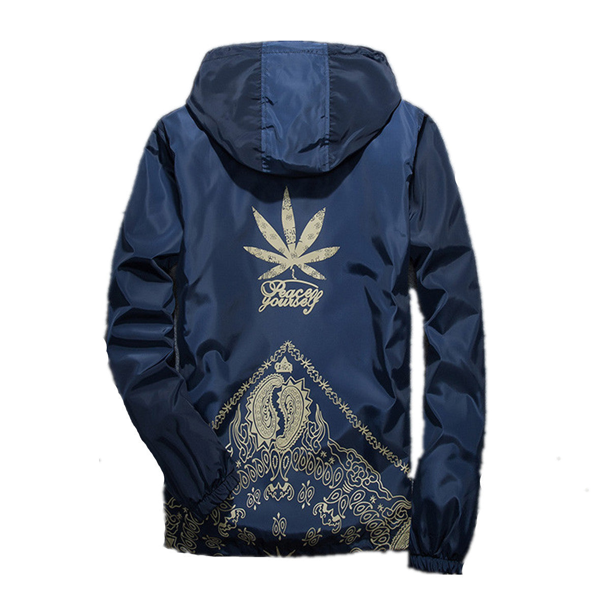 Spring new Japanese wind hooded men's casual jacket