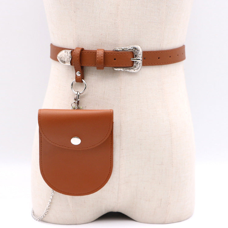 Vintage carved lady leash