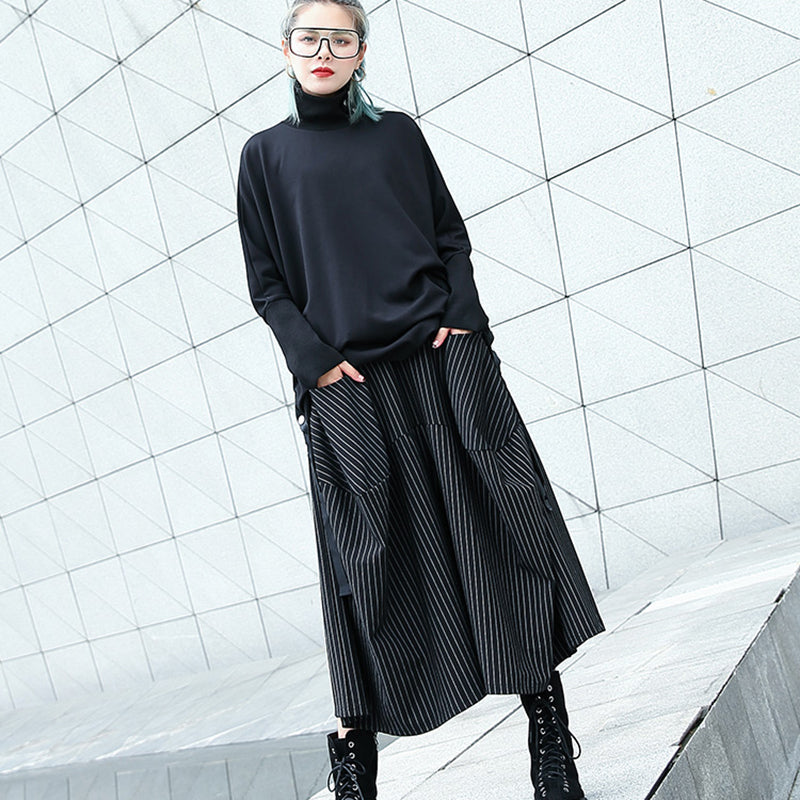 Cropped high waist pants