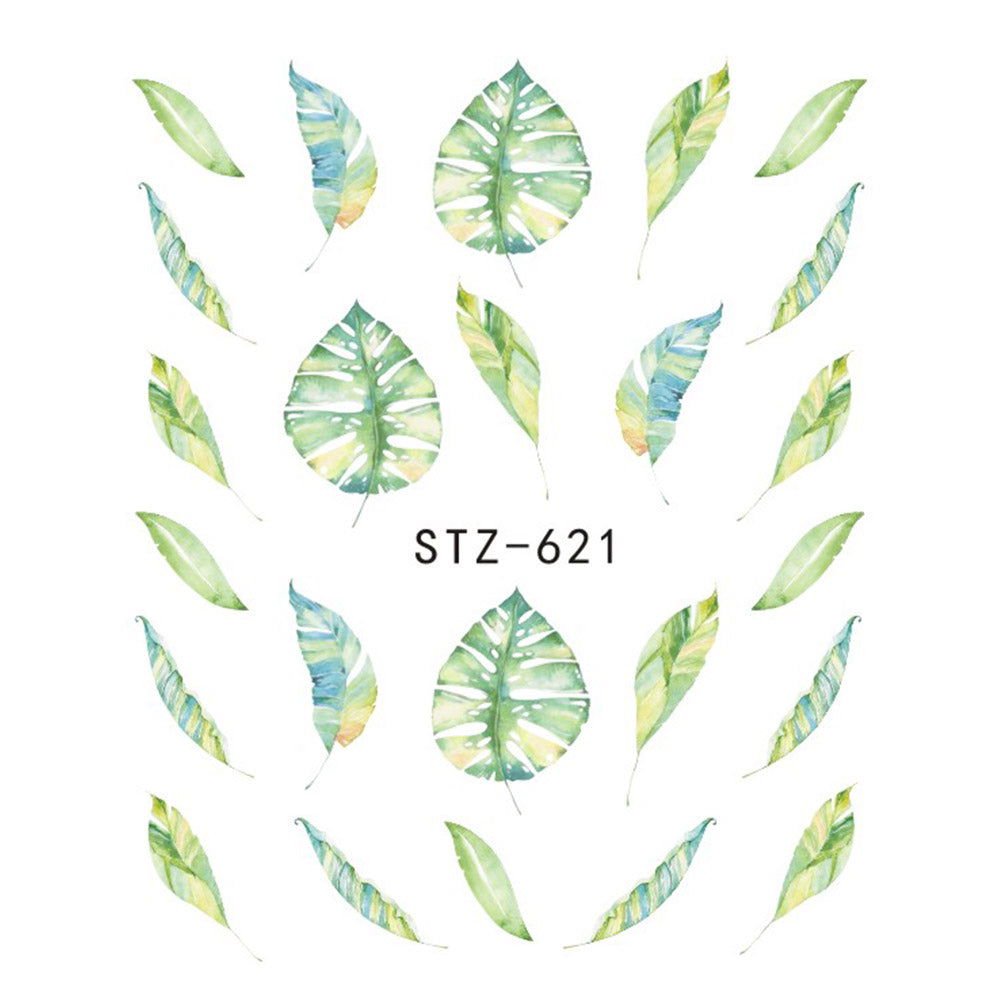 Nail Sticker Butterfly Flower Water Transfer Decal Sliders for Nail Art Decoration Tattoo Manicure Wraps Tools Tip JISTZ508  1pcs