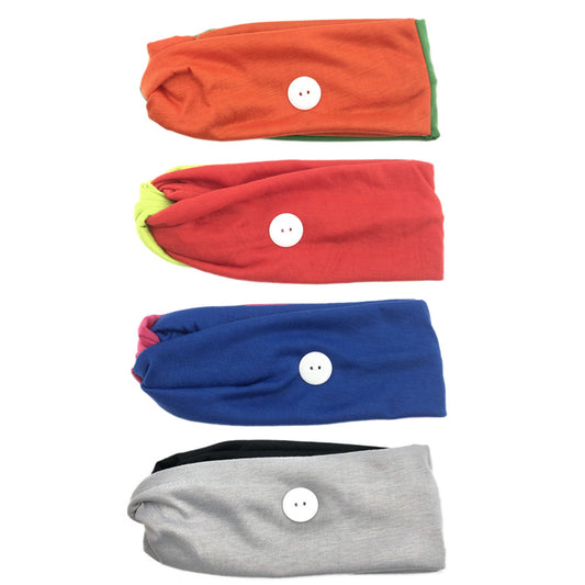 Fabric cross color hair band