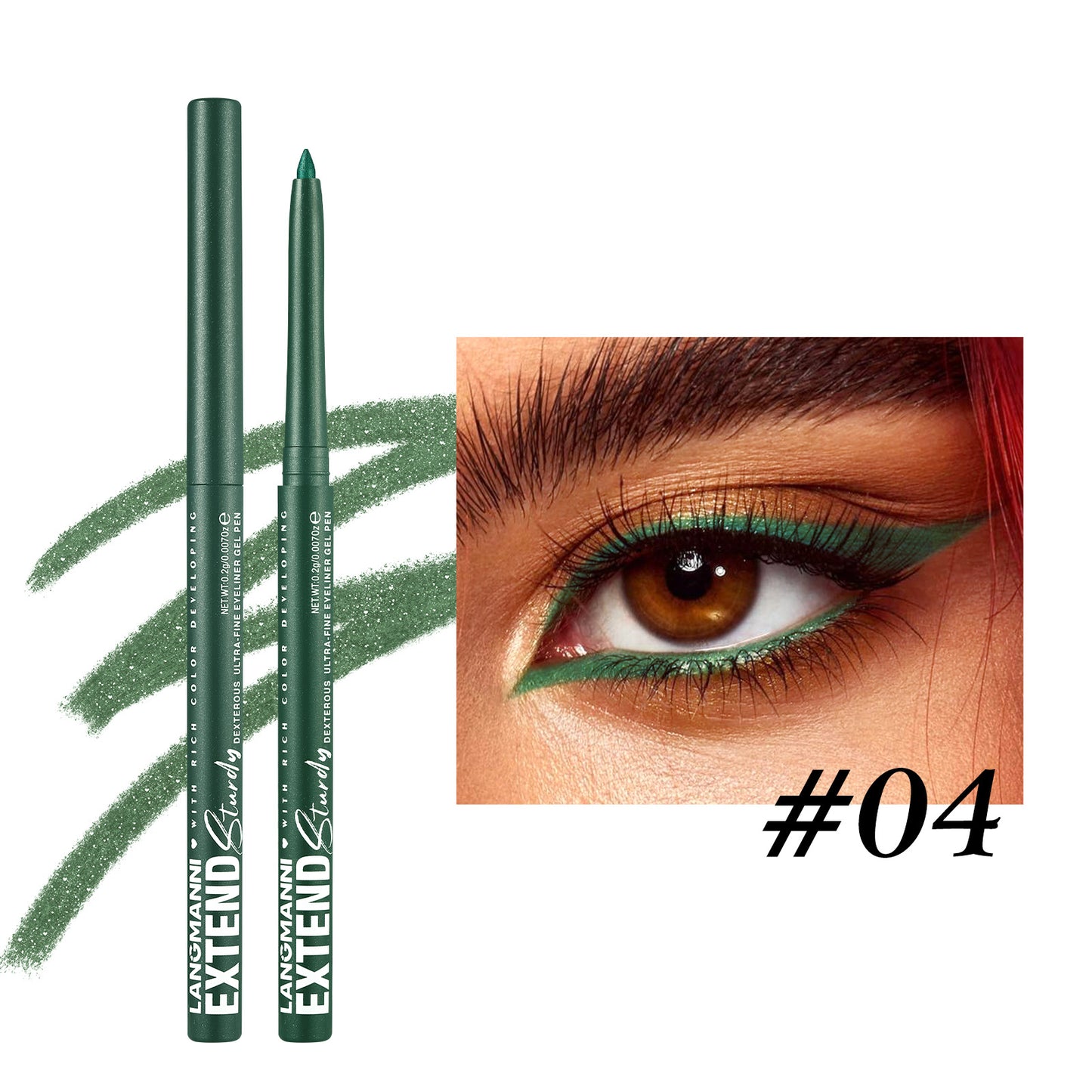 Waterproof And Durable Not Smudge Automatic Rotation Eyeliner