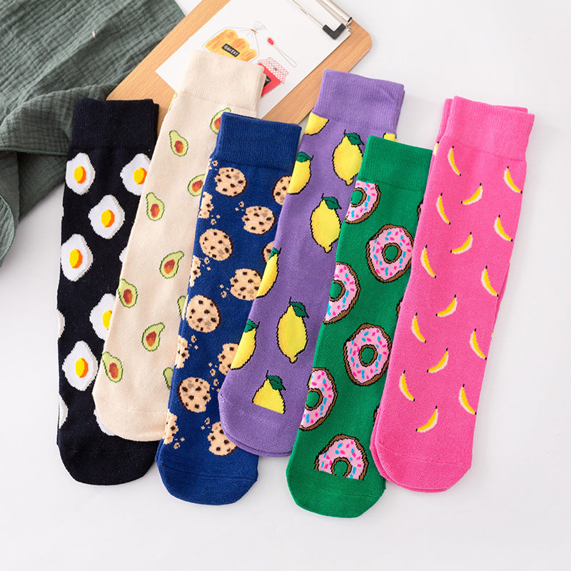 Autumn/winter food series socks