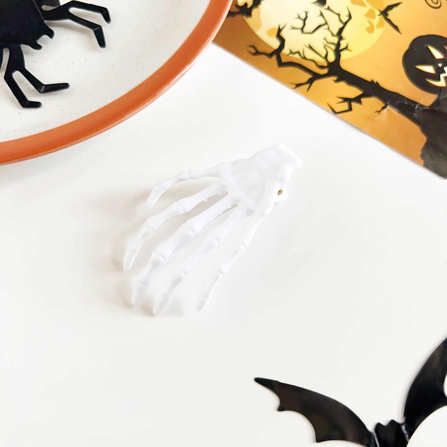 Halloween Skull Harajuku Hand Bone Hair Clip