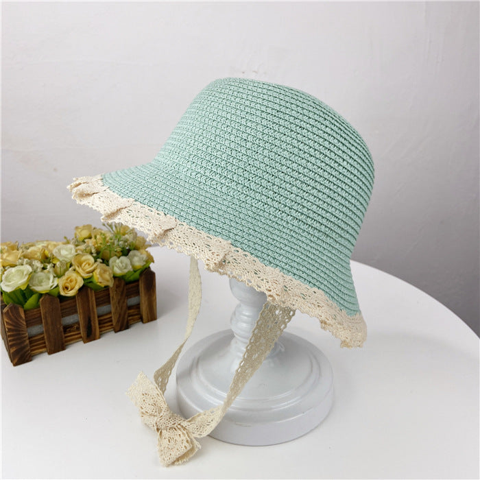 Women's Japanese Lace Fisherman Hat With Lace Straps