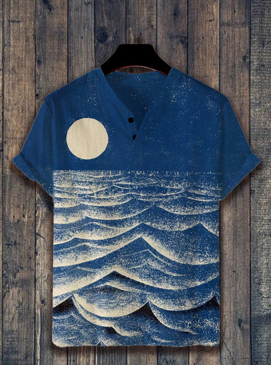 Fashion Printed Sports T-shirt Top