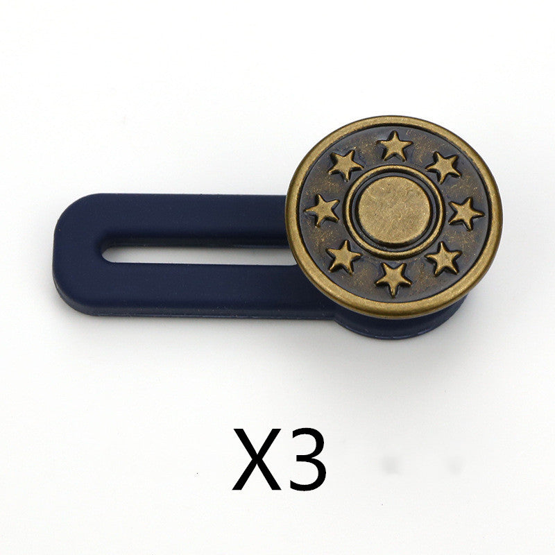 No Sew Jeans With Adjustable Expansion Waist Button