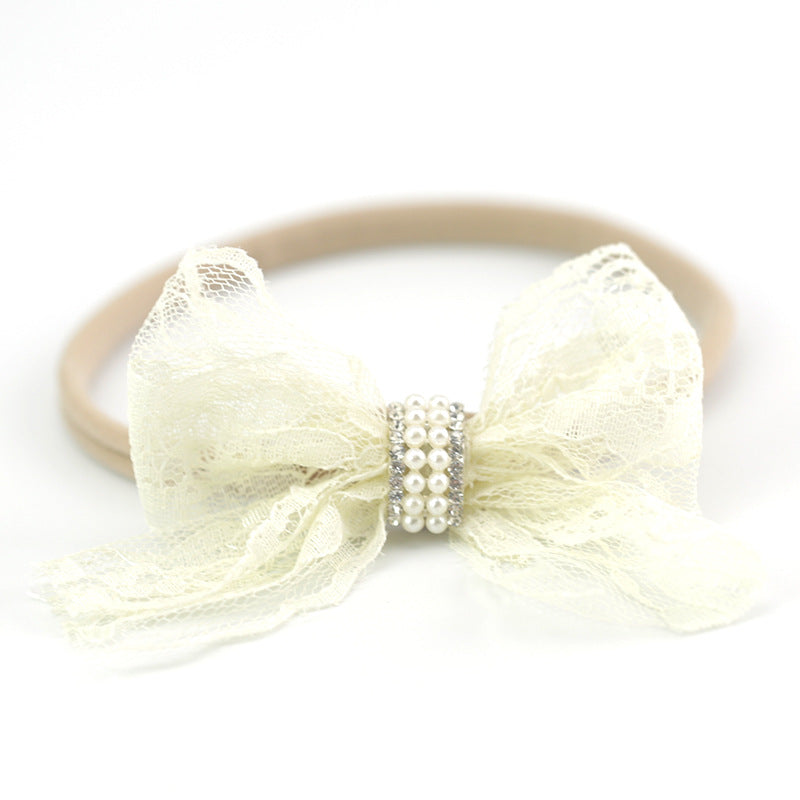 Lace bow headband hair band