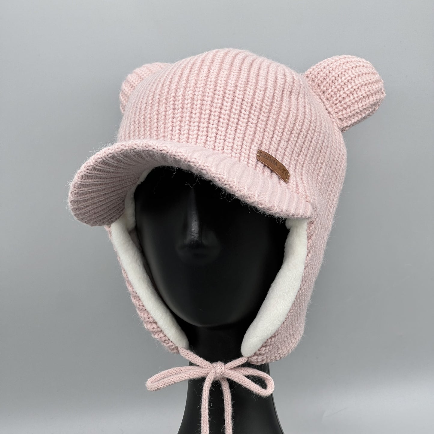 Women's Small Bear Ears Warm Woolen Hat