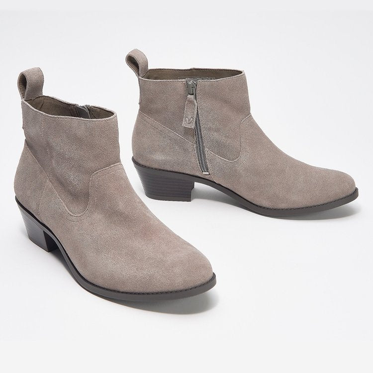 New British Style Martin Boots Thick Mid-heel