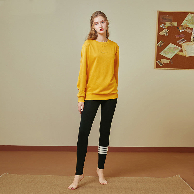 Women's Strips Can Be Worn Outside Cropped Pants