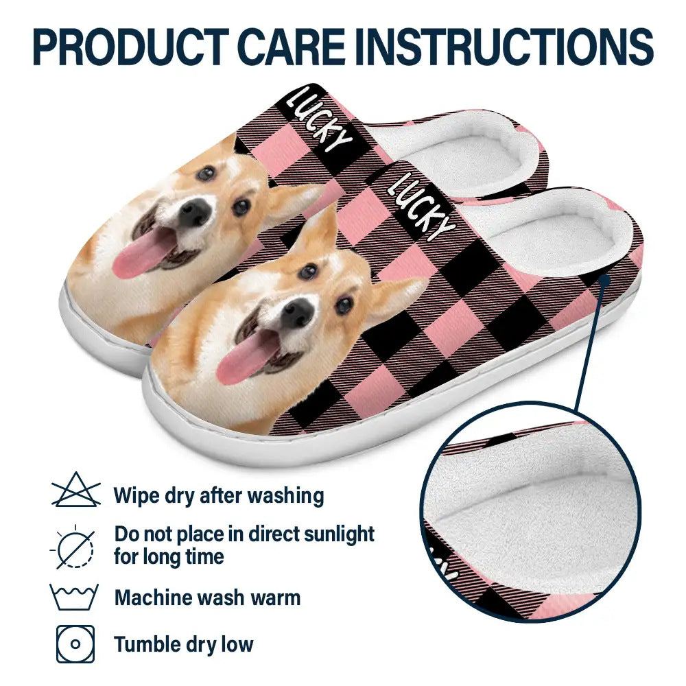 Personalized Patterned Cotton Slippers