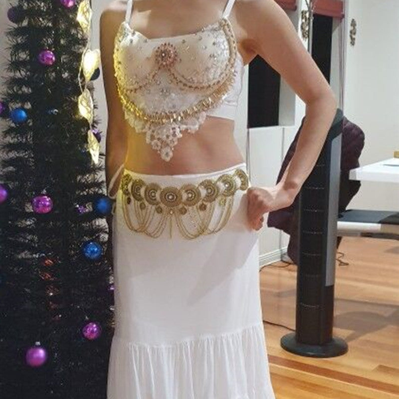 Coin tassel waist chain