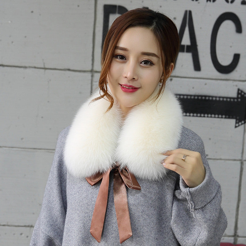 Ladies Winter Detachable Fur Collar