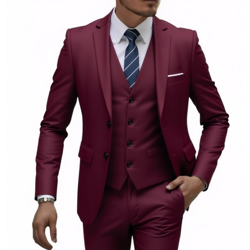 Three-piece Men's Wedding Best Man Suit