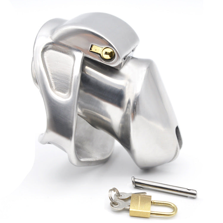 Men's Stainless Steel Short Chastity Cage