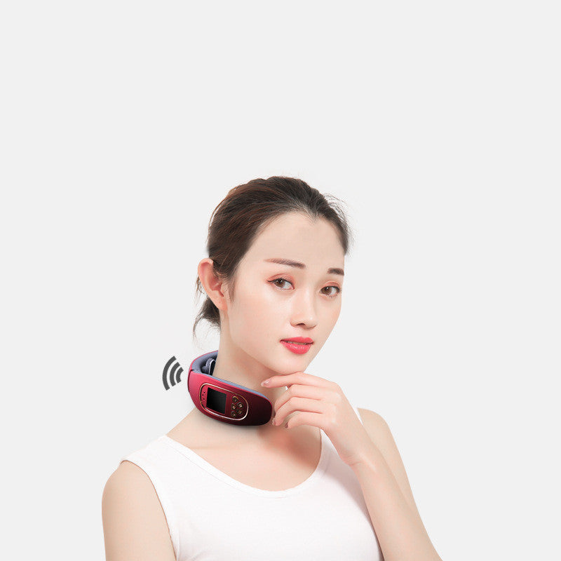 Portable cervical massager for home use