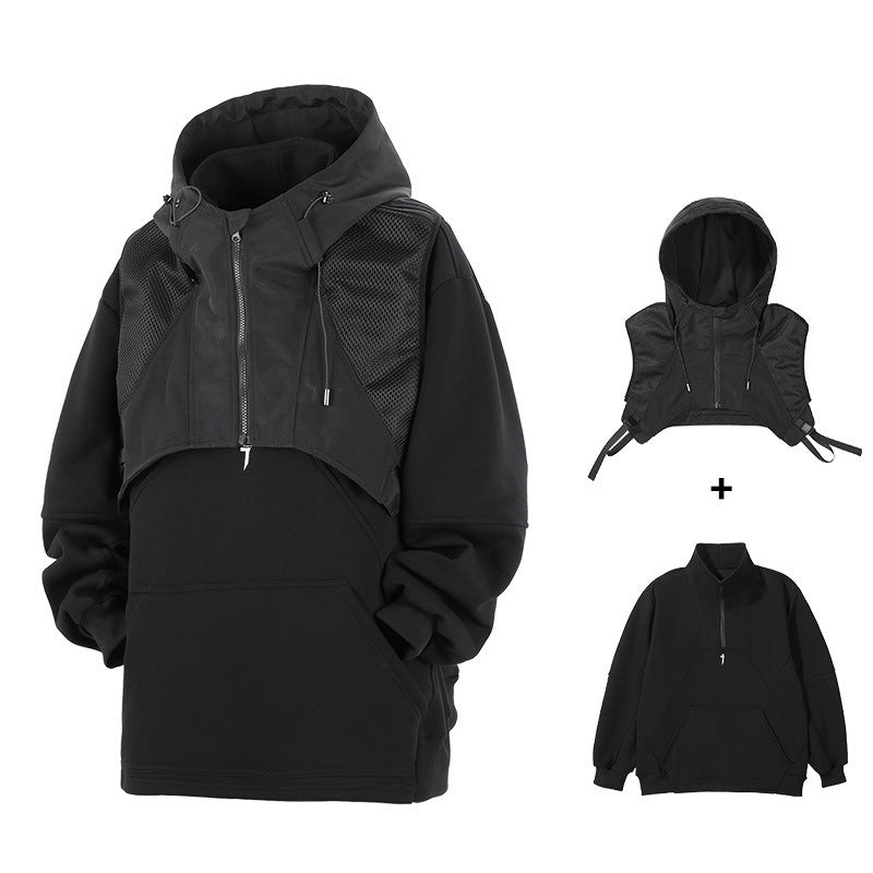 Dark Function Vest Sweatshirt Loose Leisure Suit