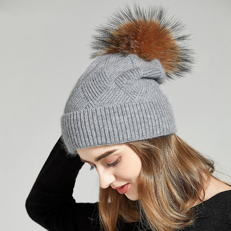 Women's Warm Ear Protection Wool Hat