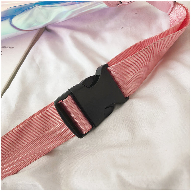Laser shoulder messenger bag