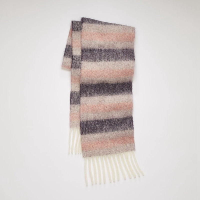 Imitation cashmere thick tassel warm scarf