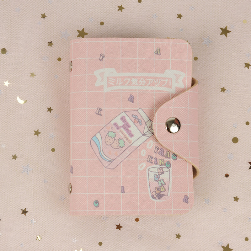 Multi-card color printing cartoon female card package