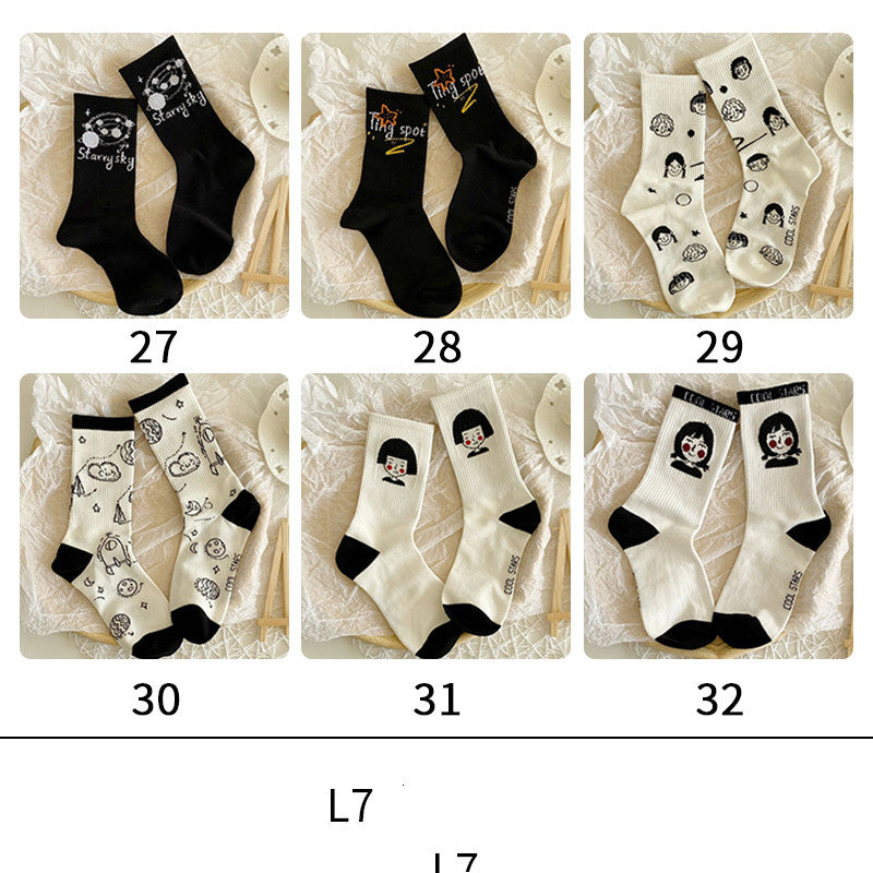 Blue Planet Socks Women's Medium Stockings Cotton